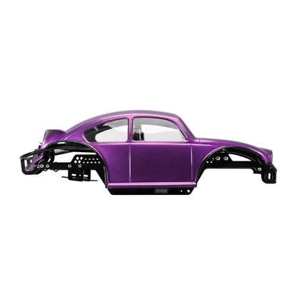 INJORA BUG18 Body with LCG Aluminum Universal Chassis for 1/18 RC Crawler TRX4M Upgrade(Purple) - color: Purple