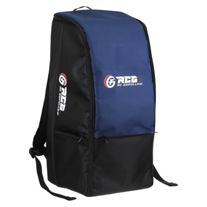 RC Car Waterproof Backpack, RC Storage Bag with PP Board Support and Multi-Pocket Design, Compatible with Axial SCX10 Capra & TRX4 TRX6 1/10 Scale RC Crawler Buggy Monster Truck (Blue01) - color: Blue01