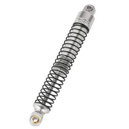 4PCS 53mm/59mm/65mm/78mm Aluminum Shocks Absorbers Oil Threaded Damper for 1/18 RC Crawler TRX4M TRX-4M Bronco Defender K10 Upgrade Parts (78mm-silver) - color: 78mm-silver