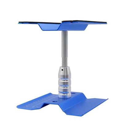RC Repair Parts 1/5 1/7 1/8 1/10 1/16 1/24 RC Crawler for Buggy Cars Heightening Work Stand Assembly for Platform 360 Degree Rotate Repair Station Tool(Blue) - size: Blue
