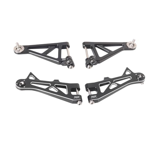 KYX Racing Aluminum Front Suspension Arm Set Upgrades Parts Accessories for 1/10 Rc Crawler Tamiya HOTSHOT II