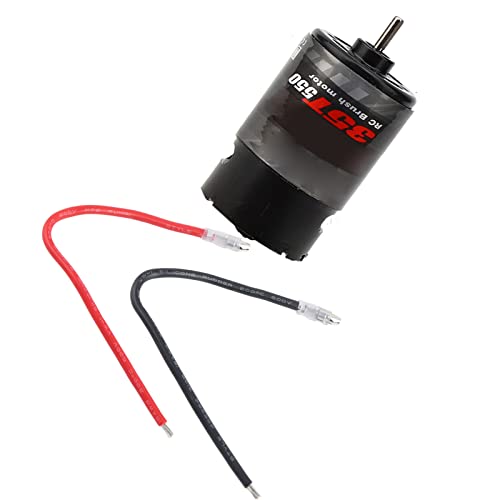 BRRNOO Brushed Motor, RC Crawler Motor RC Kit Accuracy Low Noise 550 Brushed for 4 Model (35T) - size: 35T