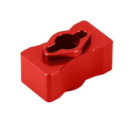 kingsea RC Metal Lock Straight Shaft Differential Posi Locker Spool Upgrade Parts Compatible with Team Associated DR10 Drag Race Car (Red) - color: Red