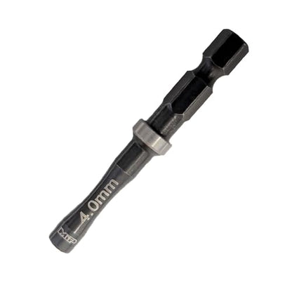 MIP Nut Driver 1/4" Drive Bit Speed Tip For Small Drills for Traxxas Arrma Axial Losi Redcat RC Quadcopter Helicopter FPV Racing Drone Models (4.0mm) - size: 4.0mm