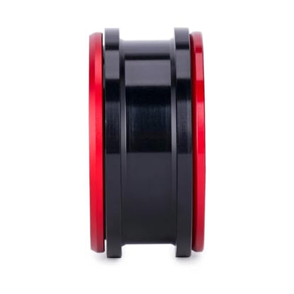 1.9 Beadlock Wheels Rim for 1/10 RC Crawler, 190g Lightweight 7075 Aluminum Wheels Compatible with SCX10 CAPRA TRX6 TRX4 Upgrades for RC Trucks Drift Car (Red)