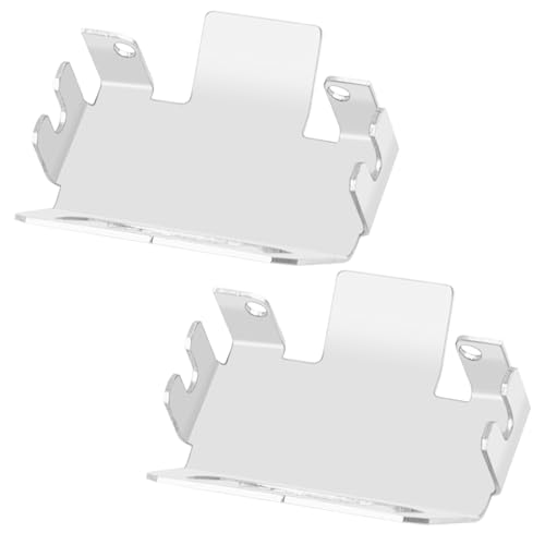 4Pack Vgoohobby Stainless Steel RC Skid Plate RC Chassis Armor Protector Front Guard Compatible with Traxxas TRX-4 1/10 RC Crawler Car Upgrade Parts