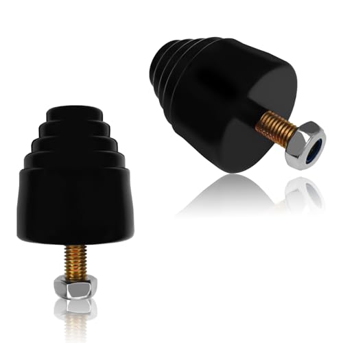 2 PCS Suspension Bump Stopper, Rubber Rear Suspension Shock Bump Stop Block with Screw Kit, Universal Shock Absorbers Bump Stops Replacement for Cars Trucks and Off-road Vehicles