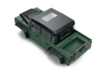1/10 RC Land Rover Defender Pickup Hard Body Shell Kit-313mm Wheelbase Pickup Body for Axial SCX10 90046 TRX4 CC01 Capra RC Crawler Car (Army Green) - color: Army Green