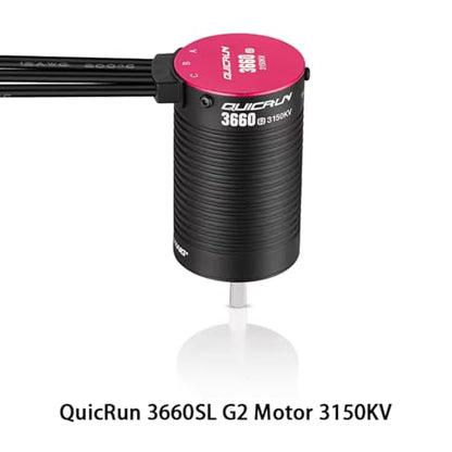 3660SL G2 Sensorless Brushless Motor 3660/3652 3150KV/3700KV/5400kv/4000kv/3250kv 2-3S RC Car Motor for 1/10 Scale RC Trucks & Monster Trucks (3652SL G2 3250KV) - size: 3652SL G2 3250KV
