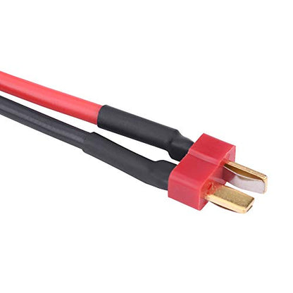 Alomejor RC Charger Adapter, Safe Reliable 14AWG Cables Car Power Adapter | 10cm Wire 2PCS for Camping RV Battery Charging Outdoor Enthusiasts