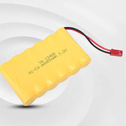 JERYS RC Car Battery, 7.2V 400MAH 2PCS RC Car Accessories for Outdoor