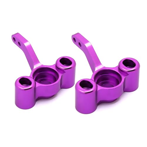 Aluminum Front Steering Cup RC Upgraded Parts for HSP 1/10 94122 94188 94144 94155 94177 RC Car, Purple - color: Purple Front Steering Cup