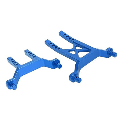 Keenso Aluminum Alloy Front Rear Body Mounts, Shell Post for LaTrax Teton 1/18 RC Car Upgrade Parts (Blue) - color: Blue