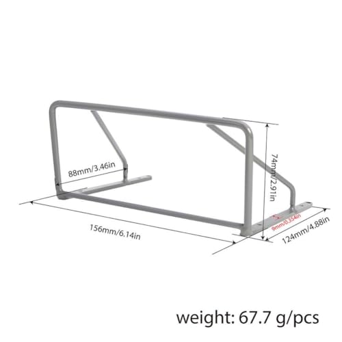 RC Crawler Bed Rack Rollbar 1/10 Scale Compatible with Vanquish F10 Phoenix