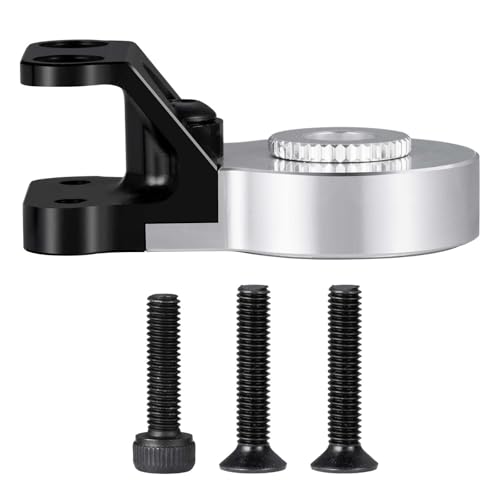 2-Pack Aluminum Servo Saver, Compatible with Arrma Gorgon | Built-in spring cushions impacts, extends servo gear lifespan, includes mounting screws, for 1/10 Fury RC vehicles