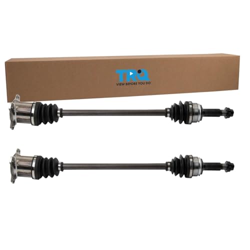 TRQ Rear Driver and Passenger Side CV Axle Assembly Set Compatible with 2015-2021 Lexus NX300h 2016-2018 Toyota RAV4 Hybrid - style: CSA32955