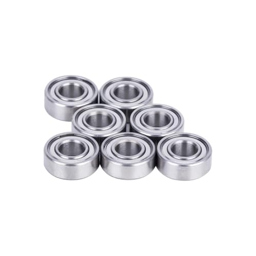 21pcs RC Bearing Kit Alloy Steel Ball Bearing Set High-Speed Sealed Bearing Set Compatible with 1/10 Traxxas Slash 4X4 4WD VXL Upgrade Parts DIY