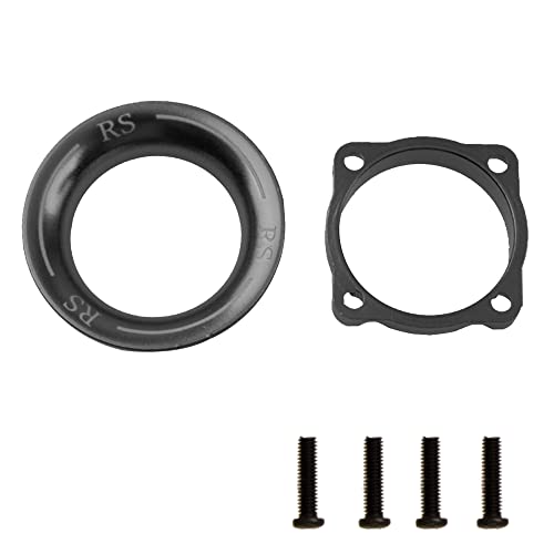 ShareGoo Metal Cooling Fan Cover Air Inlet Channel for 25mm x 25mm ESC Cooling Fan Heatsink Fit 1/8 1/10 1/12 1/16 RC Car ESC,Mounting Hole Distance 20mm (Black) - color: Black