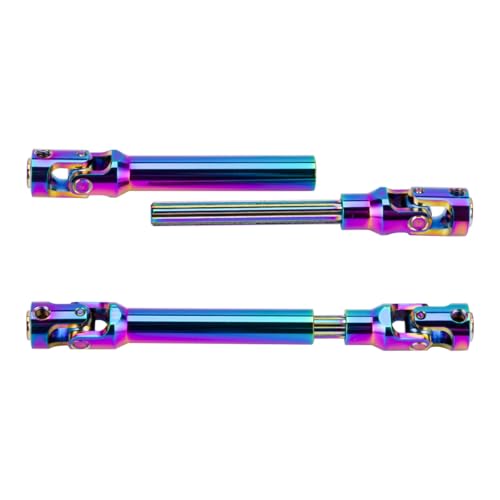 Stainless Steel 1/10 Driveshaft Colored Universal Joint for RC Crwaler SCX10 Gen8 TRX4 Upgrades LCG Chassis (75-103mm)