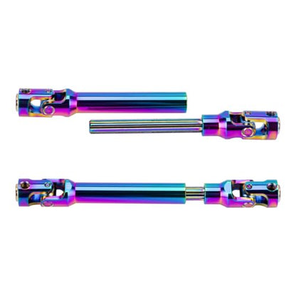 Stainless Steel 1/10 Driveshaft Colored Universal Joint for RC Crwaler SCX10 Gen8 TRX4 Upgrades LCG Chassis (75-103mm)
