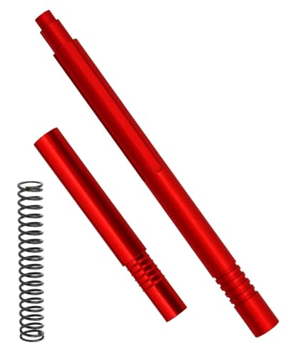 Aluminum Comp Center Slider Driveshaft Upgrades Part for 1/10 Senton 4X4 3S Blx&550, Alloy Centor Drive Shaft for Senton 4X4 3S Blx&550,Red - color: Red-upgrades Driveshaft