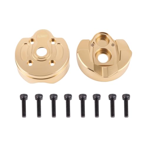 GLOBACT 2PCS Brass Portal Knuckle Weights 170g Steering Cover Housing for AXAIL SCX10 III AXI03007 Capra 1.9 UTB AXI03004 1/10 RC Crawler Upgrade Parts