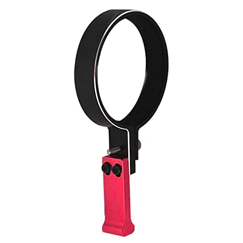 RC Transmitter Steering Wheel Trigger One-Handed Control Adapter Compatible with Flysky gt5 Traxxas TQI Dumborc Remote Controller Transmitter 1.55"-1.65" Steering Wheel (Red) - color: Red