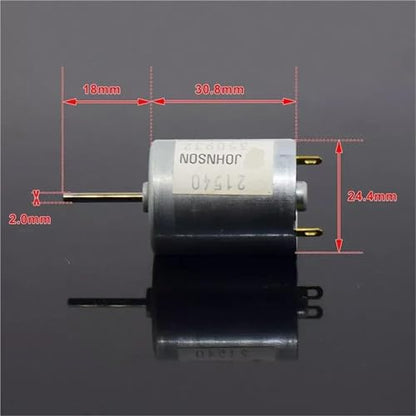 21540 RF-370CA Mini 370 Motor 12V-24V 7250RPM Micro 24mm Carbon Brush Electric Motor DIY Toy Model Car Lock