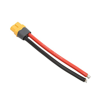 HUIOP XT60H Plug Female Connector Durable Copper 12AWG Cable for RC Lipo Battery FPV Drone Safety Kit for Various RC Model Cars, Airplanes, Boats
