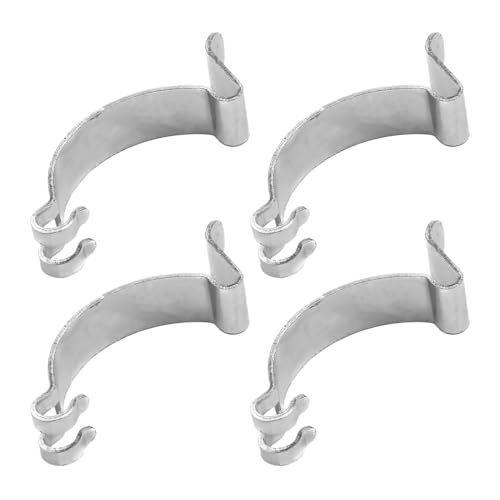 4PCS Car Air Filter Clips, Heavy Duty Vehicle Air Cleaning Filter Box Housing Fastening Connections Clips, Automotive Engine Housing Box Lid Spring Clamps Replacement, Universal Fit