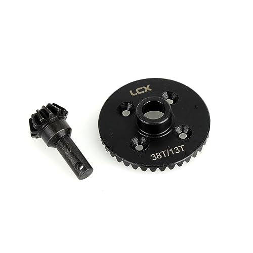 LCX Racing 1/10th RC Crawler Car AR14B Axle Hardended Steel Heavy Duty Bevel Gear Set Axle Gears -38T/13T for Axial RBX10 RYFT AXI03009 AXI03005, Upgrades Parts Accessories (Gear) - style: Gear
