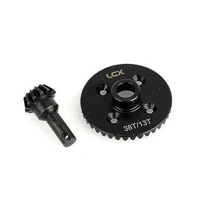 LCX Racing 1/10th RC Crawler Car AR14B Axle Hardended Steel Heavy Duty Bevel Gear Set Axle Gears -38T/13T for Axial RBX10 RYFT AXI03009 AXI03005, Upgrades Parts Accessories (Gear) - style: Gear