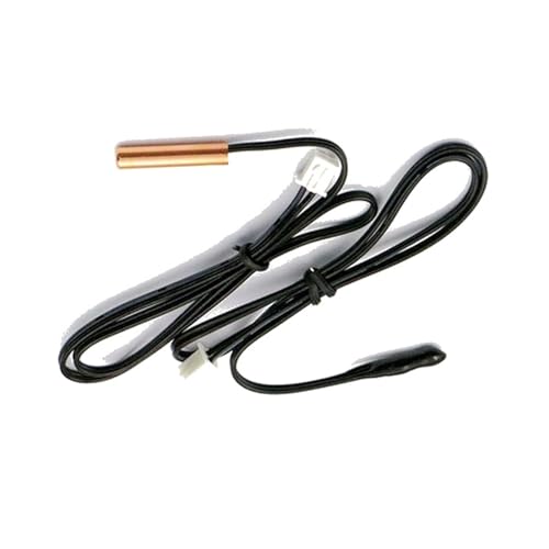 10 Pieces Air Conditioning Temperature Sensor Probe Temperature-Sensing Head 5K 10K 15K 20K 50K(Rubber Head -100K) - color: Rubber head -100K