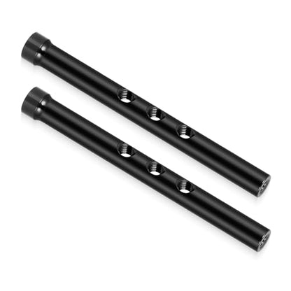 MORLORDY Aluminum RC Body Posts Set for 1/10 Yokomo TT01 TT01E TT02 Sakura D4 D5 RC Drift Racing Car Upgrade Parts (Long - Black) - color: Long - Black