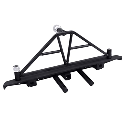 Metal Rear Bumper Mounts Set w/Winch & 5mm LED White Lights for TRX-4 Axial SCX10 SCX10 II 90046 SCX10 III AXI03007 Redcat Gen 7 1/10 RC Crawler - style: Rear Bumper