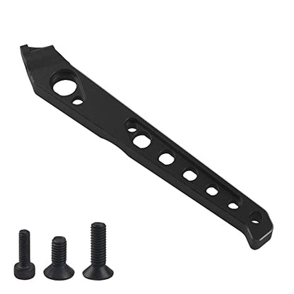 ShareGoo Metal Rear Front Chassis Brace Support Rod Bracket Compatible with Arrma 1/8 V4 6S Senton Typhon RC Car (Black) - color: Black