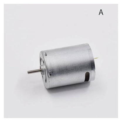 Mini 24mm RK-370 Carbon Brush Motor DC 5V 6V 7.4V High Speed Large Torque Small 370 Engine(C Knurling Shaft) - size: C Knurling Shaft