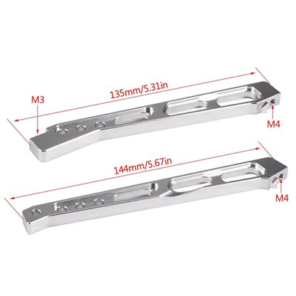 For Arrma For Mojave 6S For BLX 4WD For Desert Truck ARA320620 1/7 Upgrade Parts CNC Aluminum Front Rear Chassis Brace Support Mount Set Rc Models Accessories