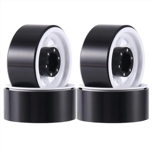 RC Models Parts For Axial For SCX24 For AX24 For TRX4M For FCX24 For 1/18 1/24 RC Crawler Car 1 IN Beadlock Wheel Rim Deep Dish Negative Offset 3.78mm Hub