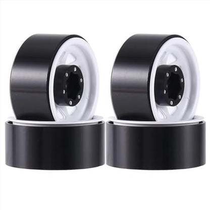 RC Models Parts For Axial For SCX24 For AX24 For TRX4M For FCX24 For 1/18 1/24 RC Crawler Car 1 IN Beadlock Wheel Rim Deep Dish Negative Offset 3.78mm Hub