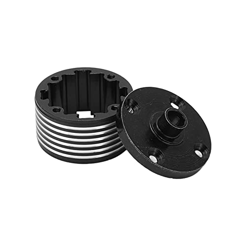 Metal Front Middle Rear Universal Differential Case 8655, Differential Case for ZD Racing DBX - 07 EX - 07 1/7 RC Car, Steel Material Durable Upgrade Kit with Aluminium Alloy for S