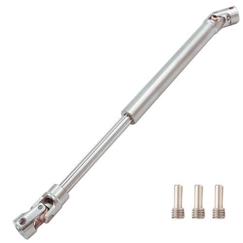 Steel Heavy-Duty Drive Shaft for 1/10 RC Car Crawler(135mm-205mm) | Stainless Steel Driveshaft for Axial SCX10 90046 AXI03007 TRX4 Redcat Gen8,Smooth Rotation - size: 135-205MM