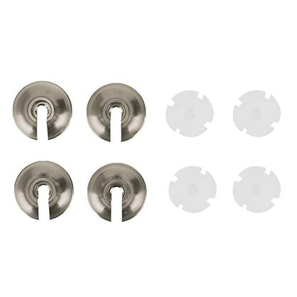 VGEBY 4Pcs Spring Retainers, Light Weight Aluminum Shock Retainers with Piston Heads RC Car Upgrade Accessory Fit for TRXXAS Slash 2WD RC Car Upgrade Accessory 3768(BT Color)