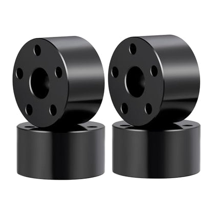 4PCS MORFUM 210g/Set RC Front Wheel Hex Hub 19mm Offset Extension Combiner Widen Adapter Spacers Extended Wheel Hex Hubs Offset Spacers Compatible with 1/10 Tamiya Clod Buster 4×4×4 RC Car