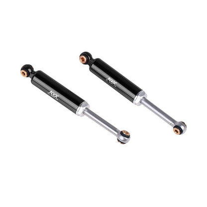 KYX Racing Aluminum Suspension Shock Absorber Inner Spring Shock 52mm Upgrades Parts Accessories for 1/24 RC Crawler Car Axial AX24 (4pcs), Black