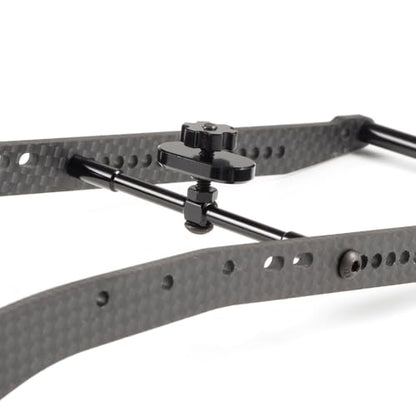 Aluminum Ultra-Light Body Mounts Chassis Brace, 70mm Width, 2 Sets | 7075 Aluminum CNC Machined, Black Anodized, with M3 Hardware, 5.9g Compact Lightweight