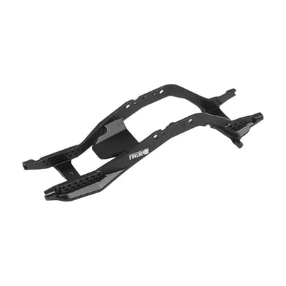 Hobby Details Aluminum Rear Axle Gear Box Skid Link Wheel Upgrade Set for 1/30 Axial SCX30 Jeep Wrangler RC Cars, Black and Gold (Chassis Stock Body) - color: Chassis Stock Body
