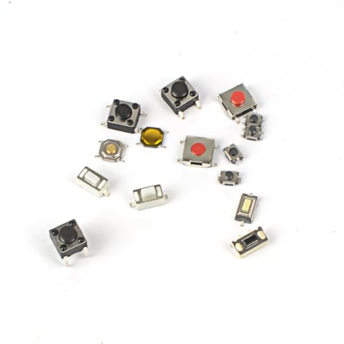 300 Pcs 15 Value Micro Momentary Tactile Switch Assortment Kit | Push Button Switch Set - style: 300 Pcs 15 Value