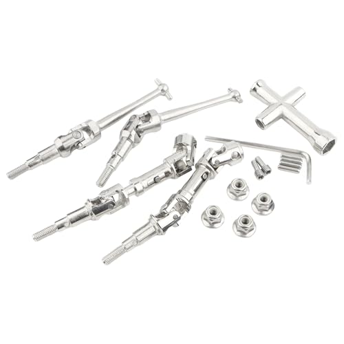 Front and Rear CVD Drive Shaft & M40 Wheel Lock Nut & P812 Wrench and Screwdriver Accessory Replacement Spare Parts for H14BM 14210 14209 JC14EP HP141 HP141S 1/14 Scale RC Car Trucks
