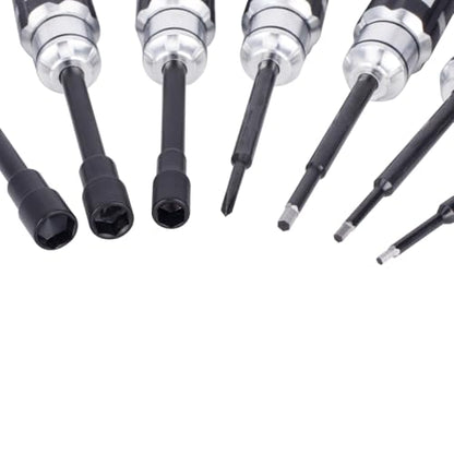 7PCS Hex Screwdriver Nut Driver Tool Kit for 1/18 1/24 RC Mini Crawler Car TRX4M SCX24 FCX24 Repair Tools